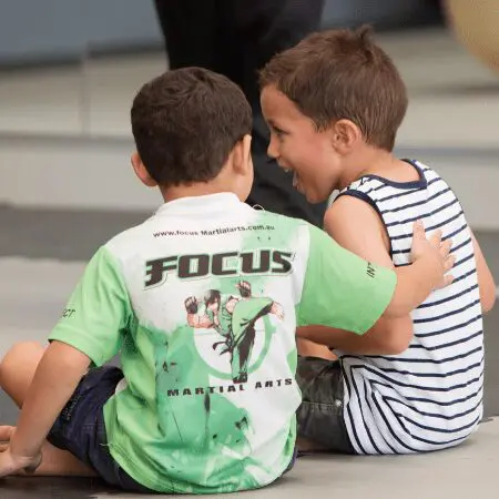 preschool martial arts lesson in Brisbane & Gold Coast