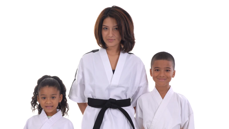 learning martial arts with kids
