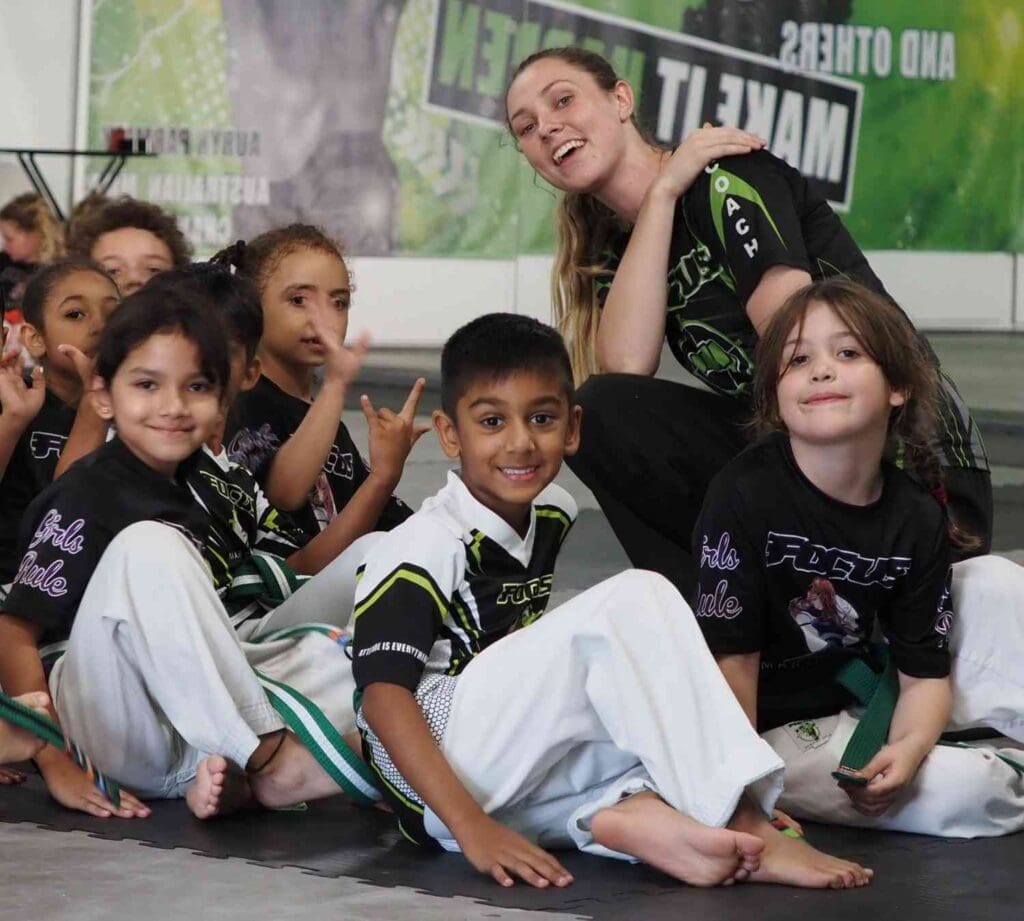 kids enjoying their kids taekwondo classes which is why parents choose us